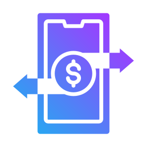 Online Transfer, Mobile Phone, Transfer Money, Mobile Banking, Online Payment icon