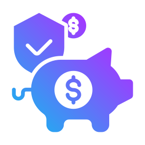 Piggy Bank, Savings, Cost Saving, Security, Bank, Money Saving icon