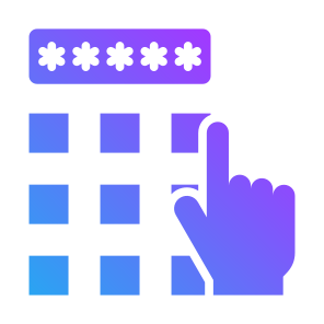 Pin Number, Code, Access, Payment, Pin  icon