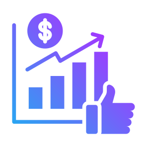 Advantage, Benefit, Sales, Marketing, Statistics  icon