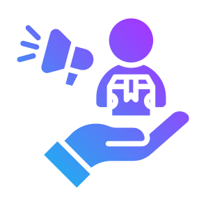 Marketing, Product, Sales Man, Agent, Package  icon