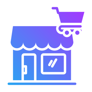 Retailer, Retail, Supermarket, Store, Commerce  icon