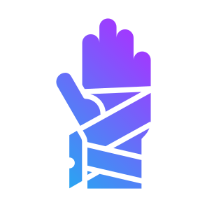 Bandage, Injury, Broken Hand, Wounded, Healthcare, Medical, Anatomy  icon