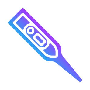 Thermometer, Fever, Temperature, Symptom, Flu, Equipment, Measurement, Digital icon