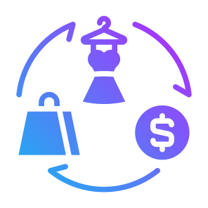 Exchange, Shopping, Arrows, Transaction, Change, Trade icon