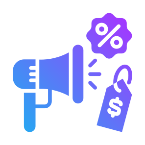 Promotion, Announce, Discount, Speaker, Marketing icon