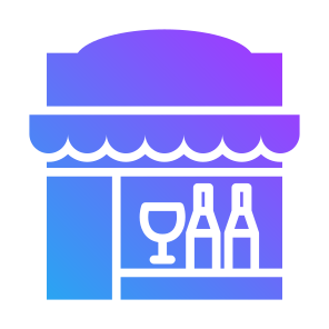 Wine Shop, Liquor, Alcohol, Drink, Store, Bottle icon