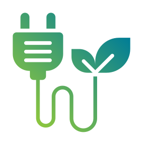 Eco Energy, Green Energy, Green Power, Ecology, Electrical, Plug, Power icon