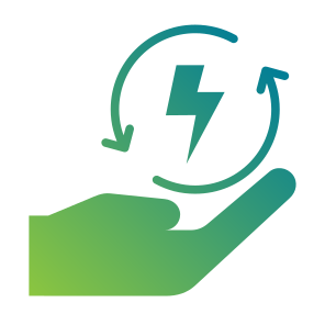 Renewable Energy, Electricity, Energy Saving, Energy, Recycle, Recycling, Ecology, Environment icon