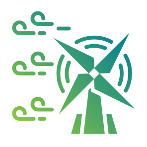 Wind Power, Wind Turbines, Windmill, Renewable Energy, Ecology, Clean Energy, Green Energy icon