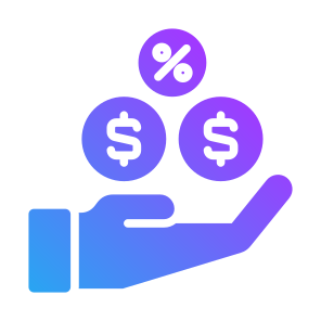 Commission, Compensation, Fee, Charge, Earnings, Percentage icon