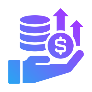 Profit, Income, Gain, Revenue, Earnings, Margin icon
