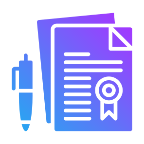 Contract, Debt, Document, Agreement, Pencil, Signature, Finance, Summary, Disclosure icon