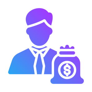 Creditor, User, Cash, Loan, Borrow icon