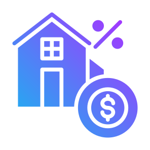 Instalment, Taxes, Money,  Debts, Houses, Property, Investments  icon