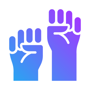 Demonstration, Strike, Raise Hand, Protest, Hands And Gestures icon