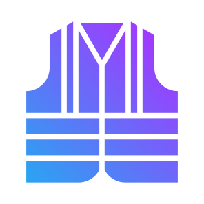 High Visibility Vest, Security, Protection, Lifesaver, Life Vest icon