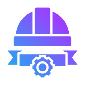 Labor Day, Ribbon, Helmet, Worker, Hard Hat icon