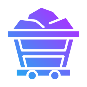 Mining Cart, Industry, Trolley, Coal, Mining Industry icon