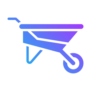 Wheelbarrow, Tool, Farm, Barrow, Farming And Gardening icon