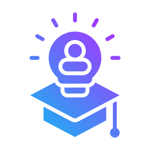 Creativity, Idea, Knowledge, Learning, Innovation icon