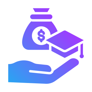 Endowment, Money, Student, Study, Scholarship icon