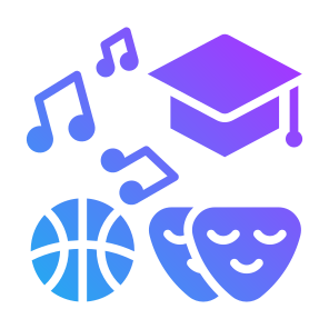 Extracurricular, Music, School, Theater, Hobbies icon