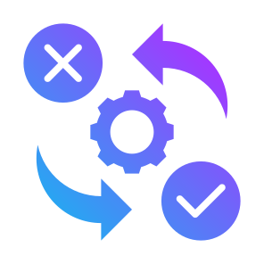 Decision Making, Arrow, All Directions, Process, Project Management  icon
