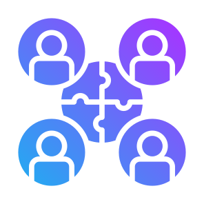 Teamwork, Group, Team, Collaboration, Partnership  icon