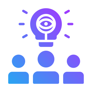 Vision, People, Eye, Employee, Teamwork  icon