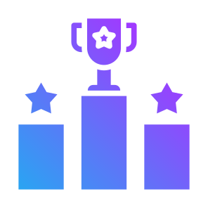 Competitive, Competition, Podium, Success, Champion icon