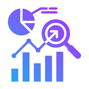 Market, Research, Analysis, Analytics, Pie Chart icon