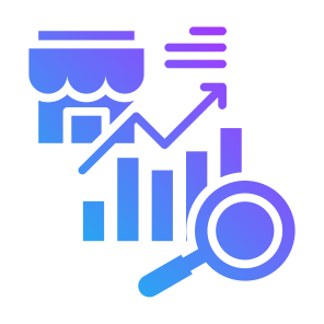 Market, Research, Store, Sales, Statistics icon