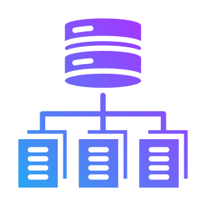 Server, Files And Folders, Information, Data, Network  icon