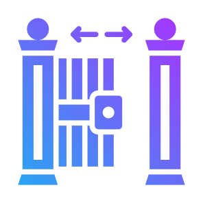 Gate, Security, Access, Automatic, Sensor, Automatic Gate icon