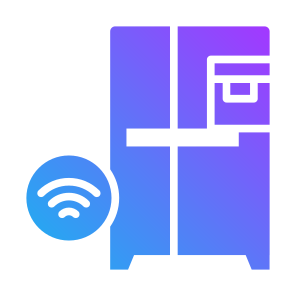 Refrigerator, Fridge, Frozen, Freezer, Furniture, Sensor, Wireless icon