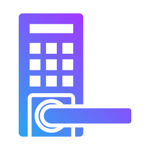 Smart Door, Door, Lock, Electronics, Smart Home, Smart Lock, Hendle icon