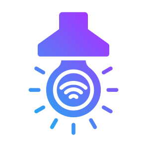 Smart Light, Technology, Light, Lamp, Sensor, Wireless,  Smart Home icon