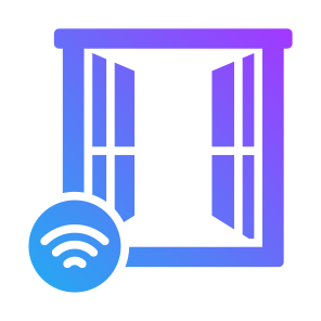 Window, Blinds, Sensor, Wireless, Smart Home icon
