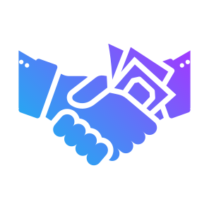 Bribe, Handshake, Money, Bribery, Corruption icon