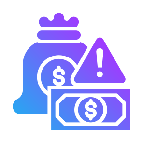 Illegal Money, Money, Sign, Risk, Illegal icon