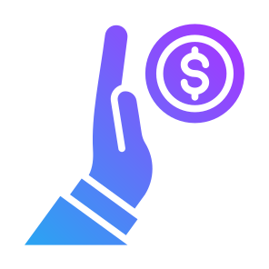 Money Refuse, Refuse, Money, Dollar, Decline, Hand Gesture icon