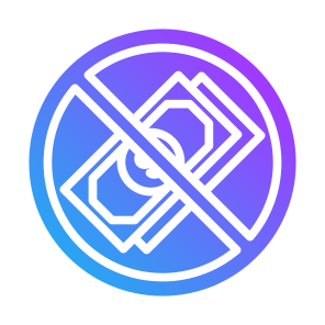 No Corruption, Dollars, Bill, Cancel, No Money icon