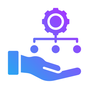 Management, Planning, Structure, Hand, Scheme icon