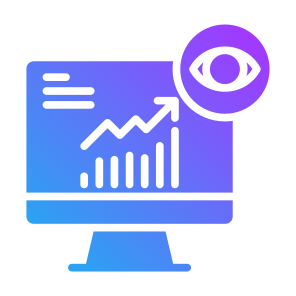 Monitoring, Business, Graph, Analysis, Report  icon