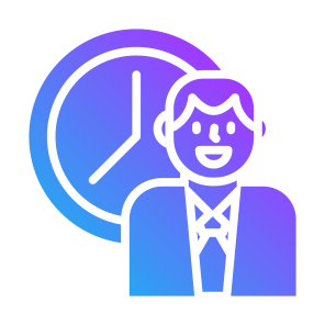 Time To Work, Work, Office, Working, Employee  icon