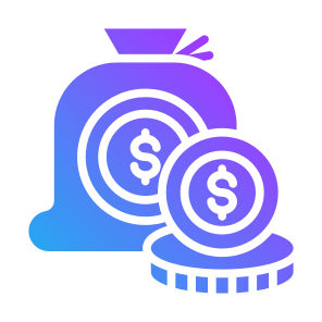 Finance, Coins, Money, Cash, Money Bag, Currency icon