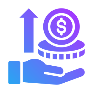 Monetize, Earn, Profit, Growth, Income, Investment icon