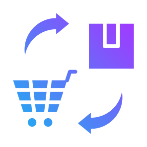 Purchases, Procurement, Goods, Product, Parcel, Shopping Cart icon
