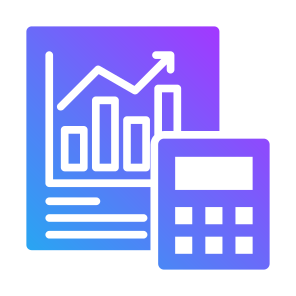 Calculation, Financial Statement, Statistics, Report, Investment  icon